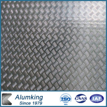 Five Bar Checkered Aluminium / Aluminium Sheet / Plate / Panel 3003/3105